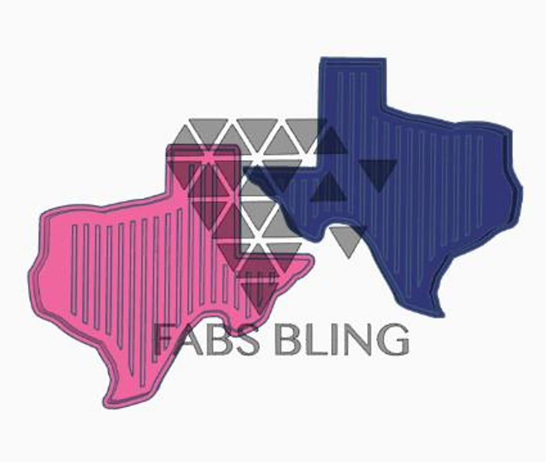 Texas Rhinestone Tray Digital File - Etsy