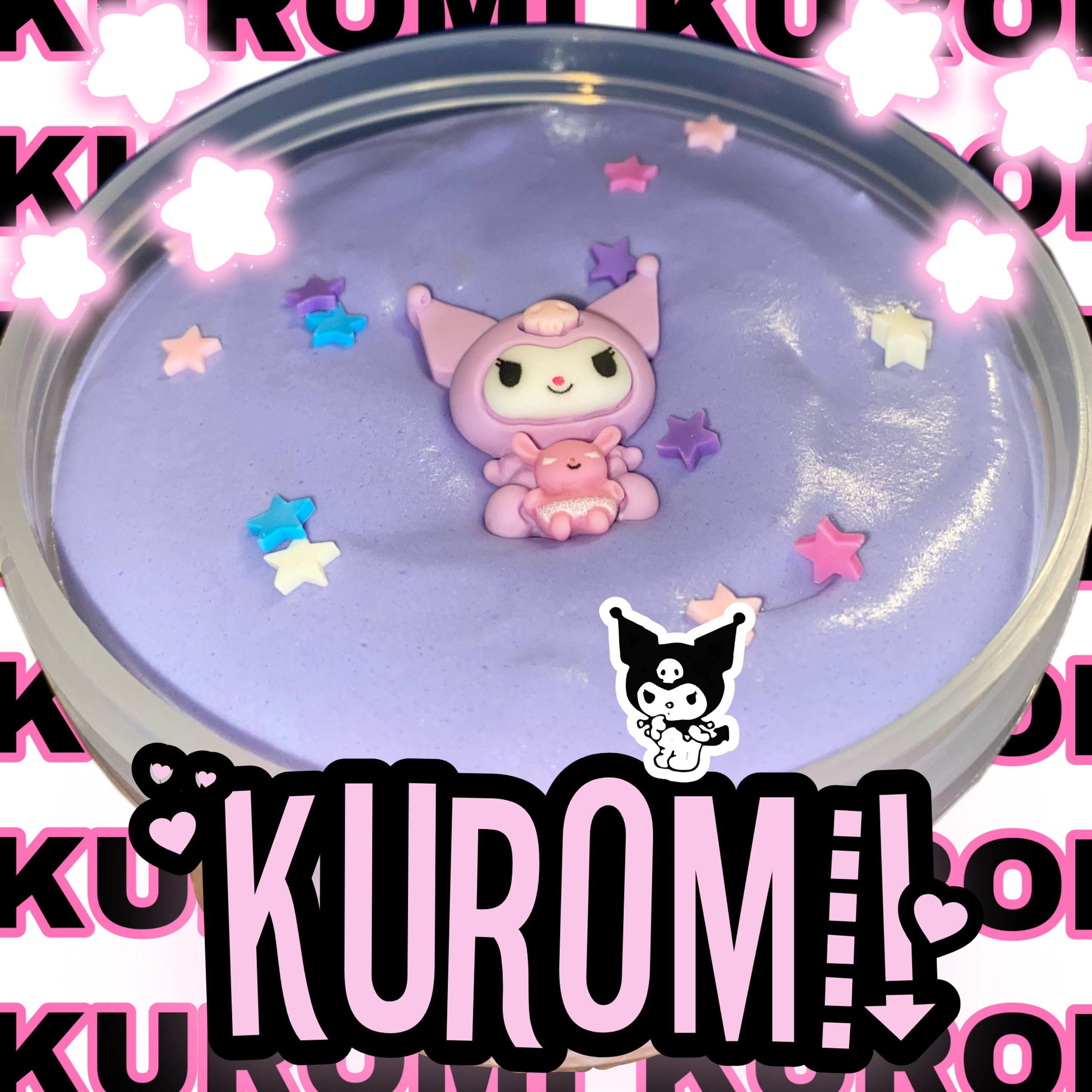 Kuromi Color Changing Butter Slime kuromis Sweet Dreams Etsy