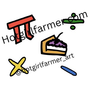 Math Pi/Pie Clipart Graphic
