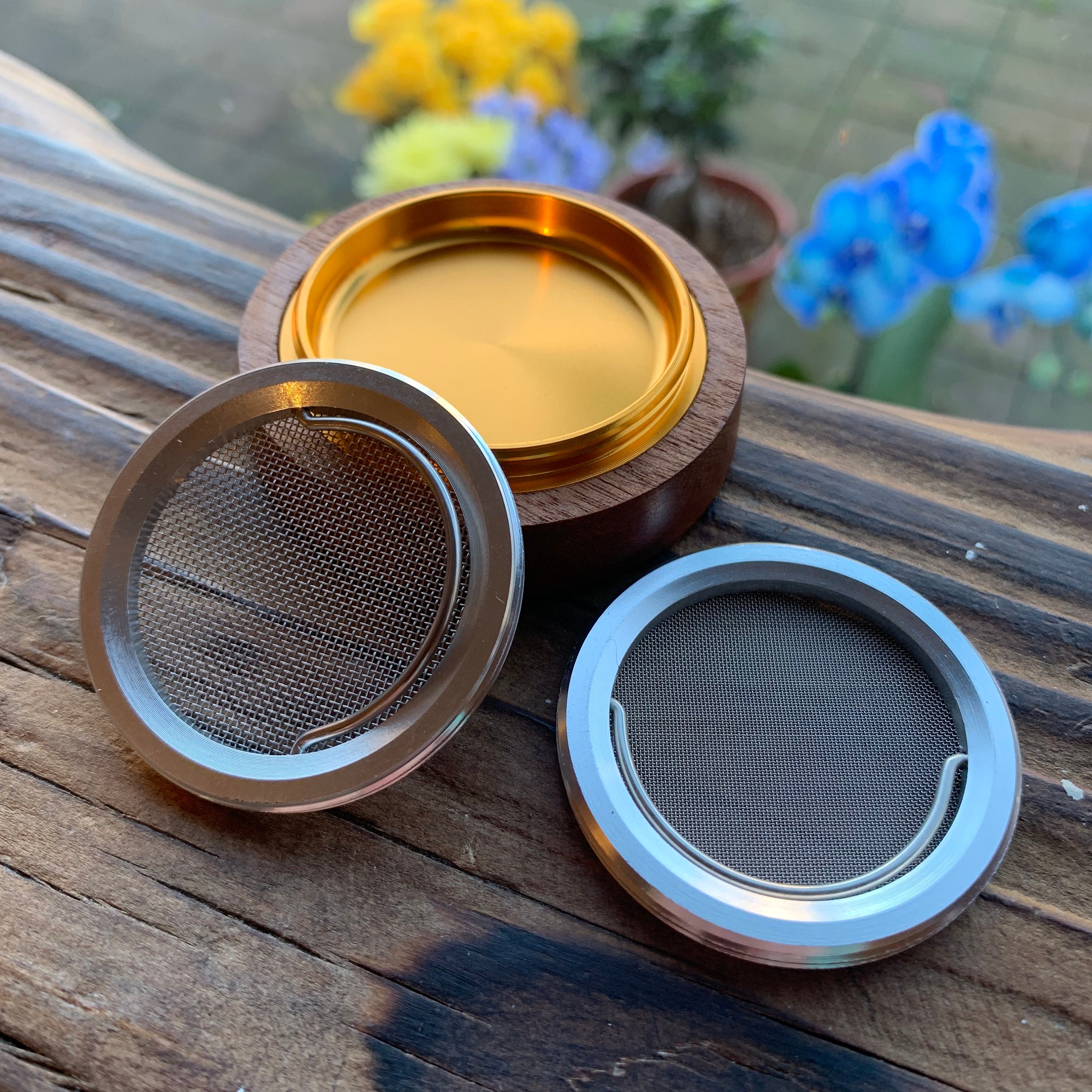 High Quality Large Wooden Herb Grinder with Kief Catcher 4 Etsy