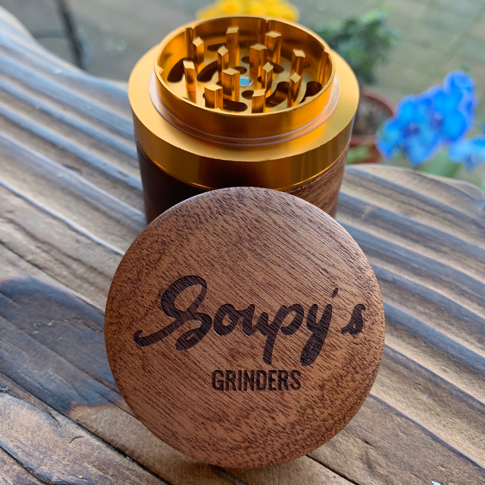 High Quality Large Wooden Herb Grinder With Kief Catcher 4 Etsy UK