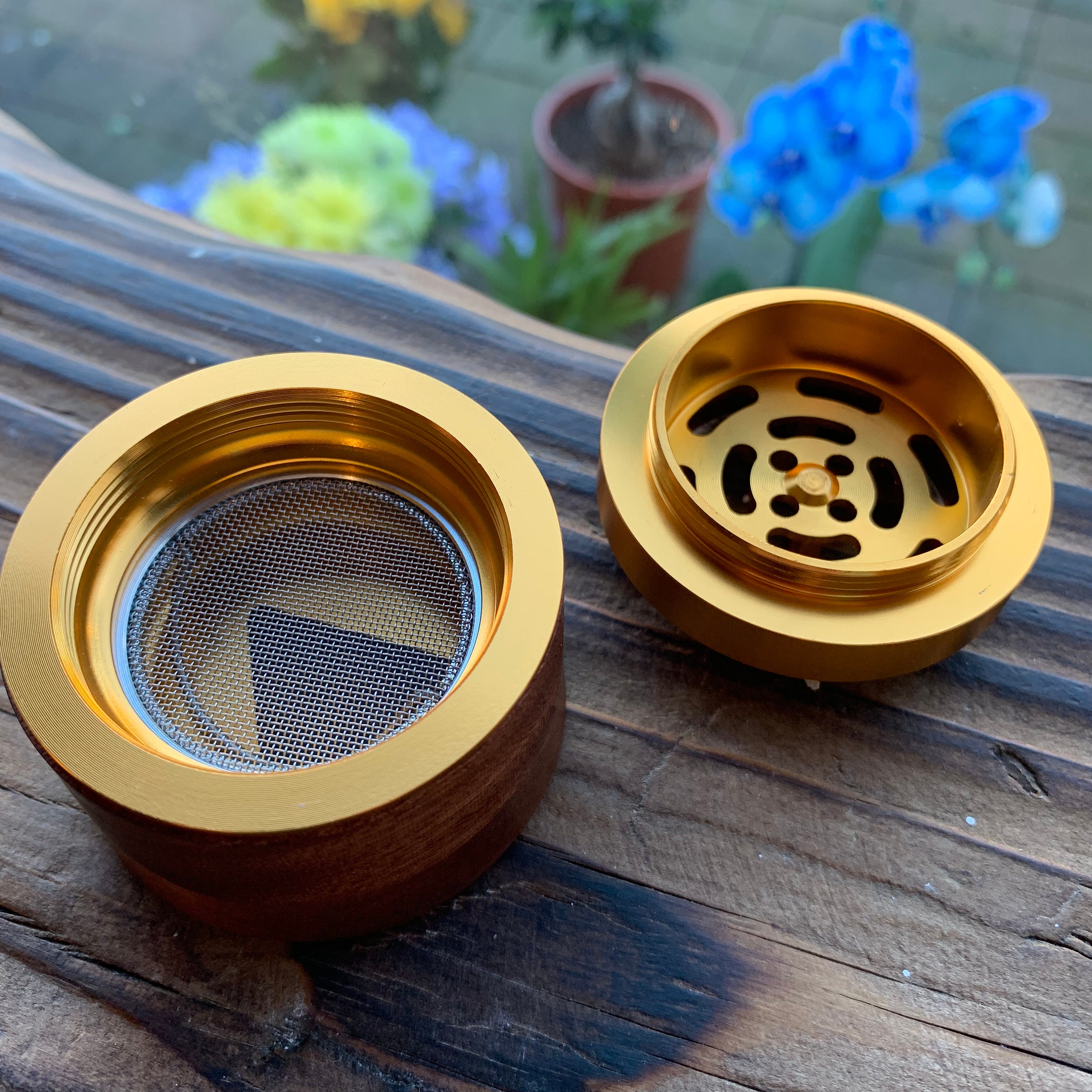 High Quality Large Wooden Herb Grinder with Kief Catcher 4 Etsy