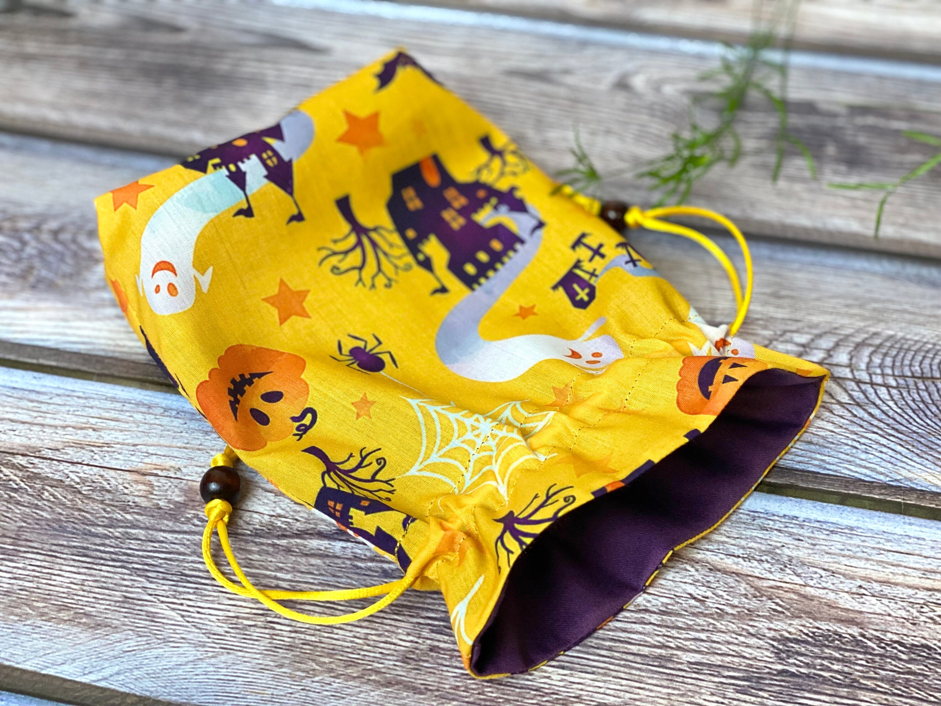 Small Halloween Gift Bag Trick or Treat Pouch Halloween Etsy