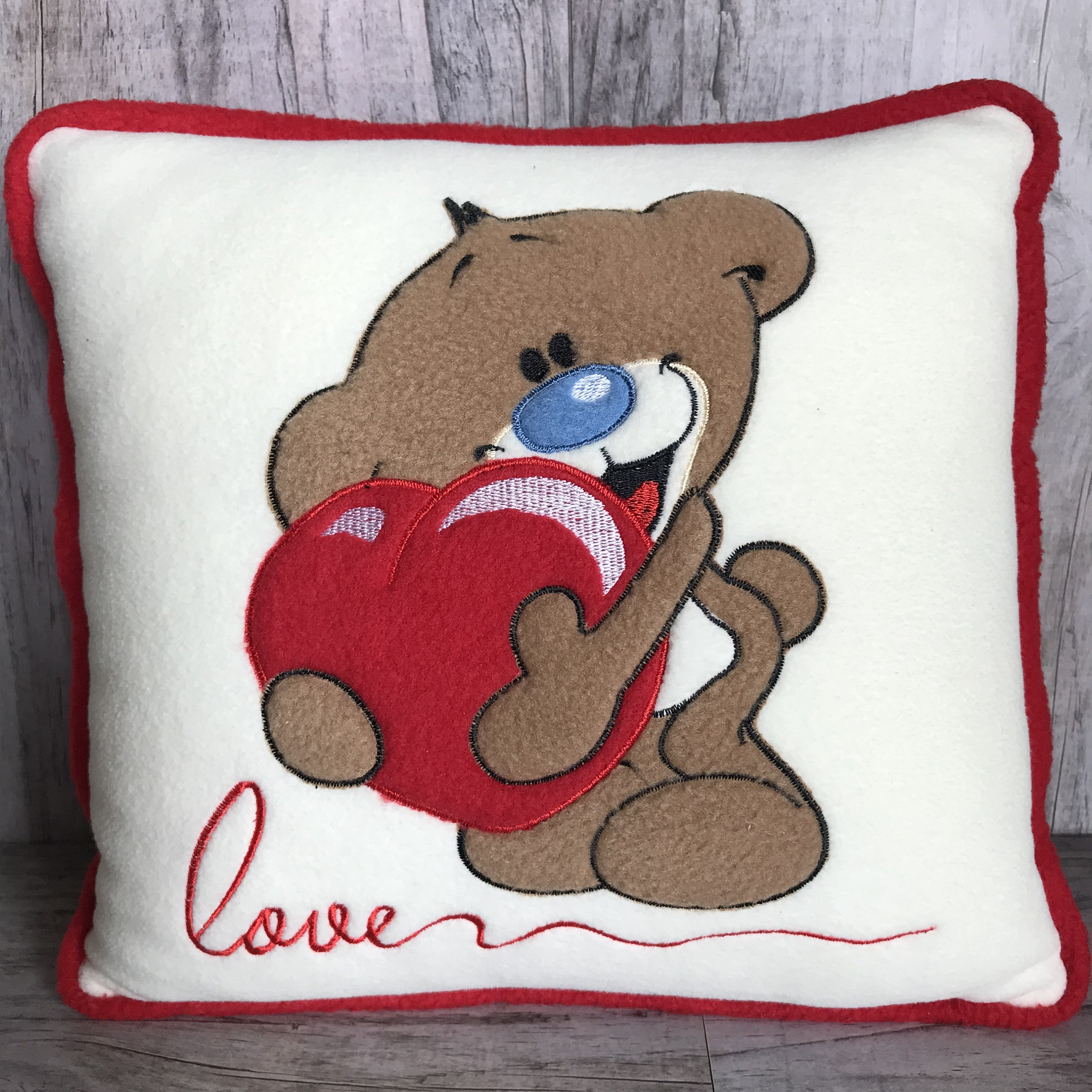 Love Pillow/Decorative Pillow/Ted Pillow/Couples Pillow/Soft Etsy