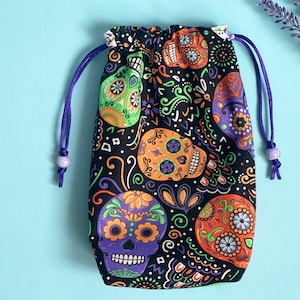 Pochette de tarot de godille, sac de carte de tarot, pochette de tarot, sac de carte d'oracle, pochette de rune, pochette d'oracle, sac pour cristaux, pochette d'objets de valeur