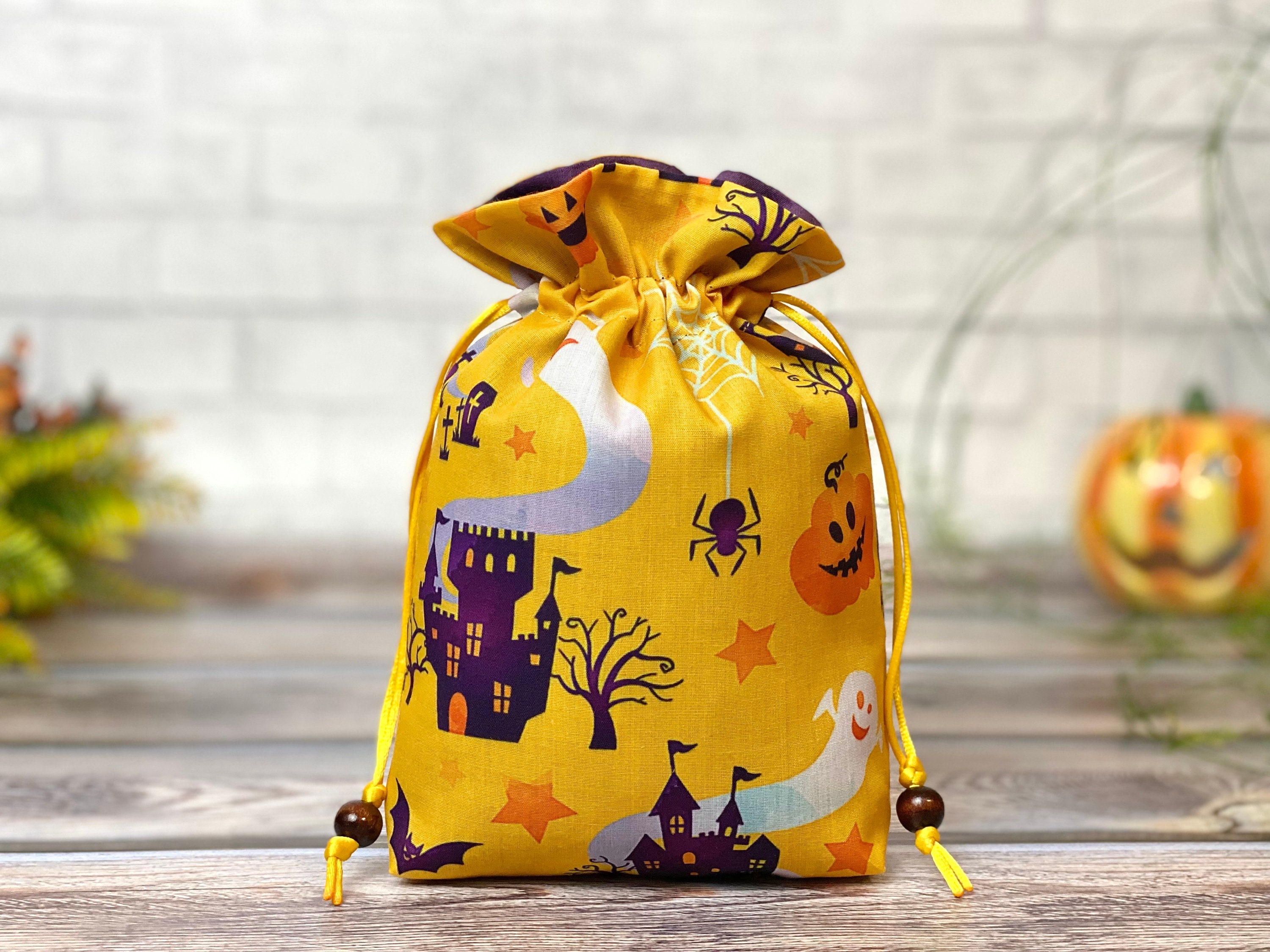Small Halloween Gift Bag Trick or Treat Pouch Halloween Etsy