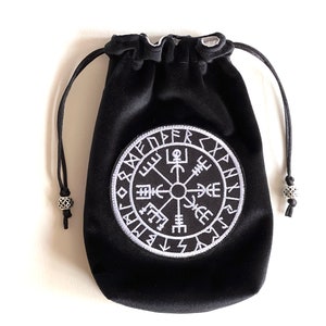 Bolsa de tarô de veludo, bolsa de cartas de tarô de capacete de terror, bolsa de tarô preta, bolsa de runas, bolsa de oráculo, bolsa para cristais, bolsa para objetos de valor