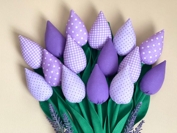 Flieder Tulpen, knstliche Tulpen, Frhlingsblumen fr Vase, handgemachte  Tulpen, lange Stieltulpen, Osterblumen - Etsy Schweiz