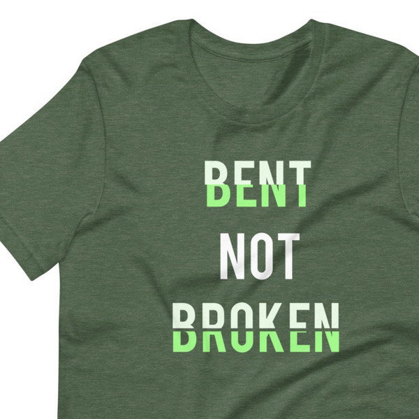 Mental Health Shirt, Bent Not Broken, Suicide Survivor, Stressed Tee, Mental Health Support Shirt, Counselor Gift