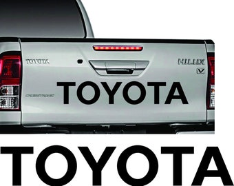 Toyota sticker Hilux Tailgate rear door decal pick up D4D mk3 kit 2.5 Diesel