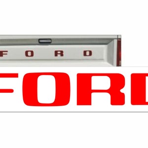 Conjunto de decalques com letras para porta-malas do Ford Ranger 1983-92 - STYLESIDE
