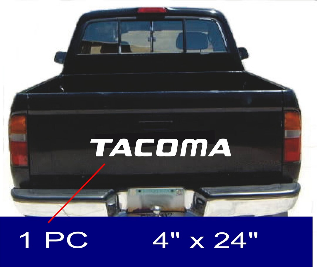 TOYOTA Tailgate Decal for Truck Bed Vinyl 24 Wide Etsy