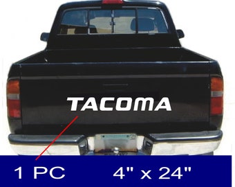 TOYOTA TACOMA tailgate decal for truck bed vinyl 24" wide sticker glossy vinyl logo