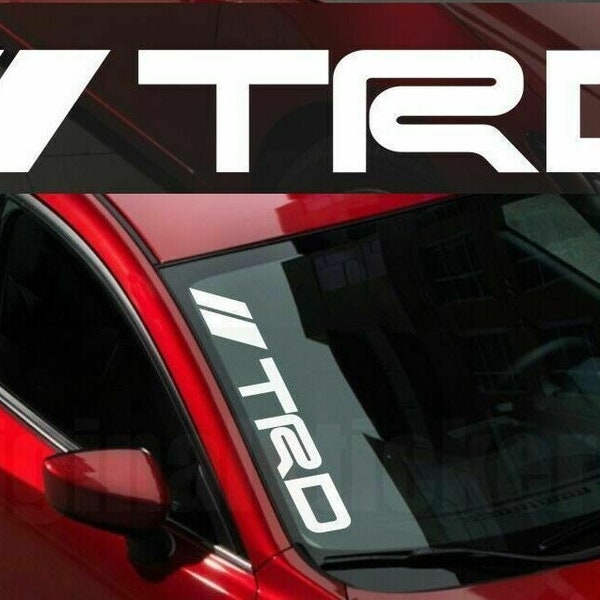 TRD WINDSHIELD Car Premium STICKER vinyl Corolla Camry Supra etc