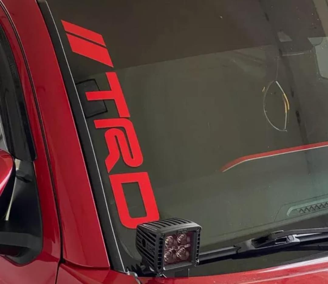 TRD WINDSHIELD Car Premium STICKER Vinyl Corolla Camry Supra Etc - Etsy