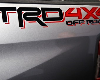 TRD 4x4 OFF ROAD Toyota Tundra Pro Vinyl Decals Stickers Emblems