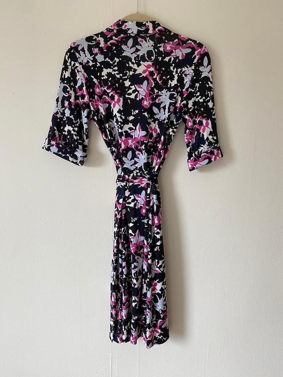 Diane von Furstenberg Silk Wrap Dress, Botanical … - image 1