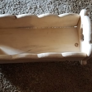 little colorado wooden doll cradle