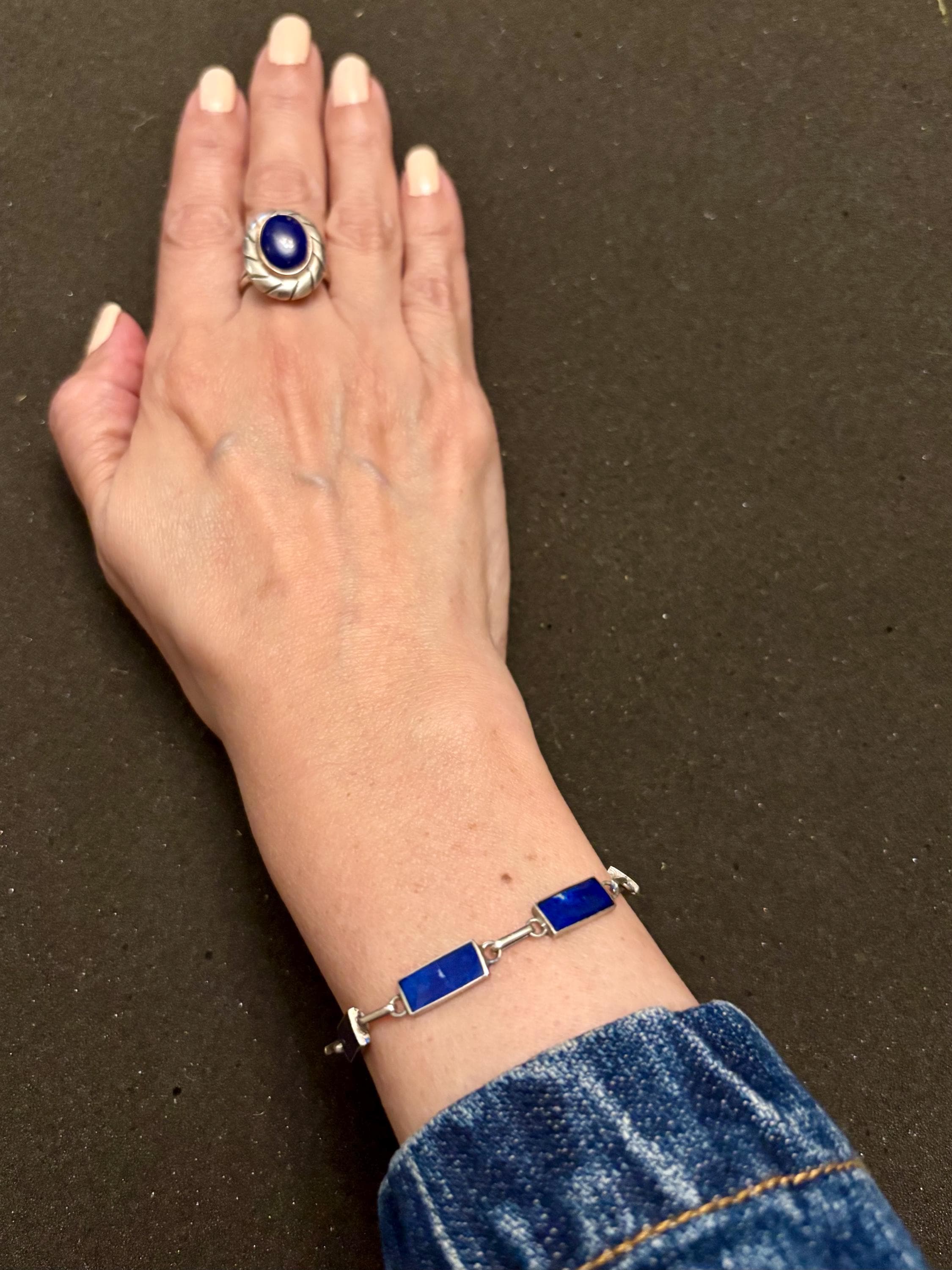 silver950 brass ORBIT BRACELET 2mm シルバー Vintage SET Silver 950
