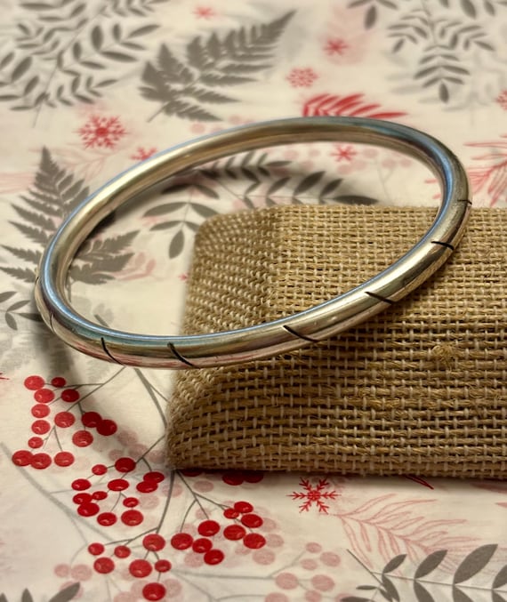 アクセサリー Vintage Mexican Silver Dome Bangle 925 アクセサリー Vintage Mexican Silver Dome Bangle 925 Vintage
