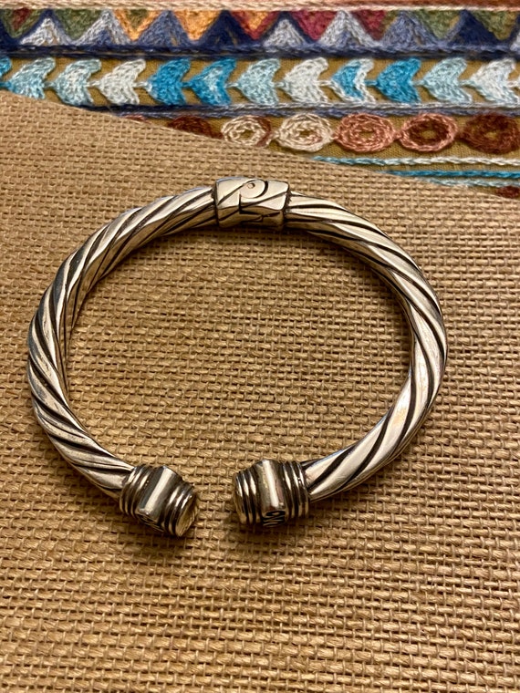 Sterling Silver 925 Cable Bracelet, Sterling Silv… - image 6