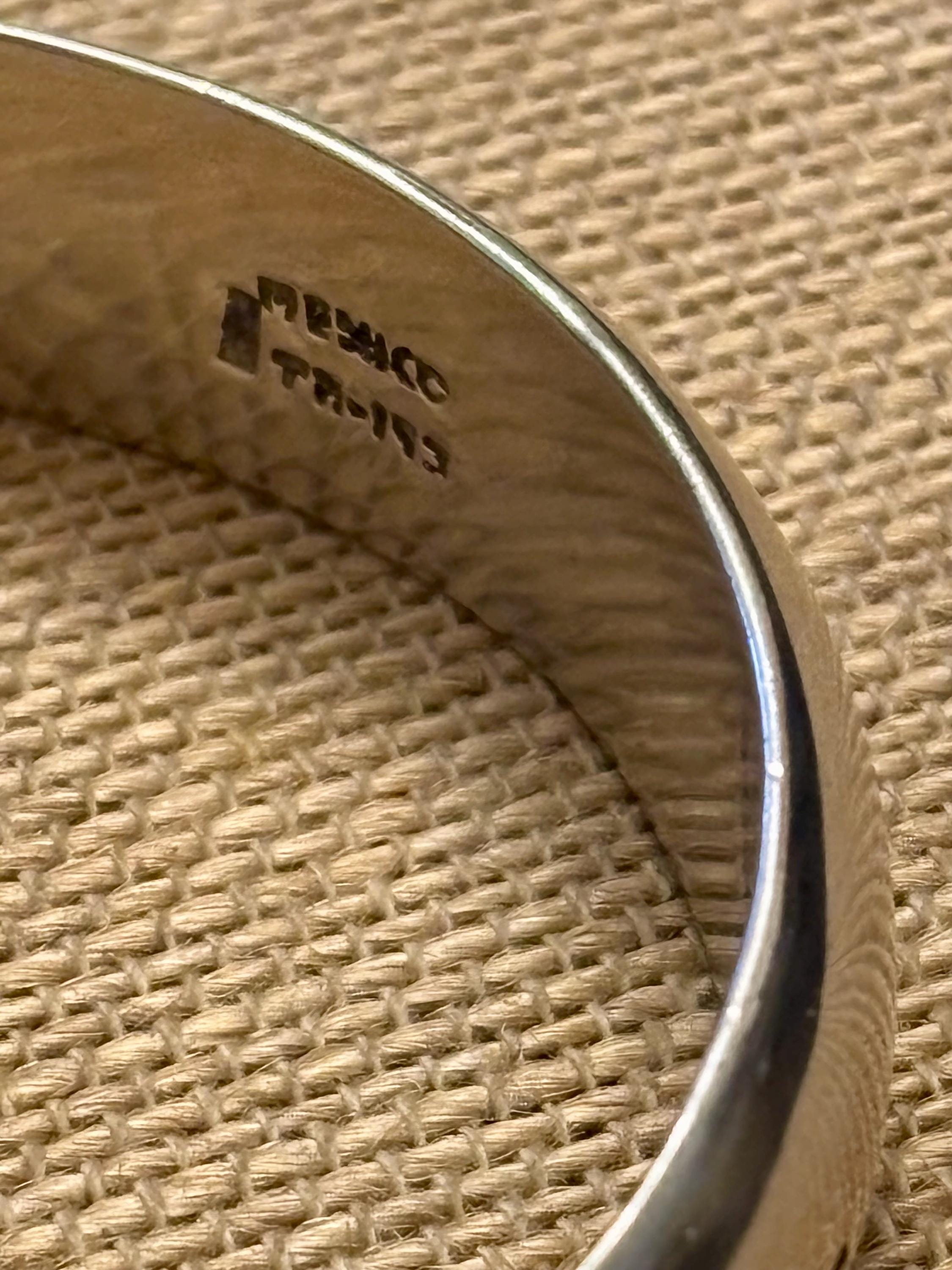 Mexico Silver 925 Bangle Bracelet, Vintage Taxco Sterling Silver