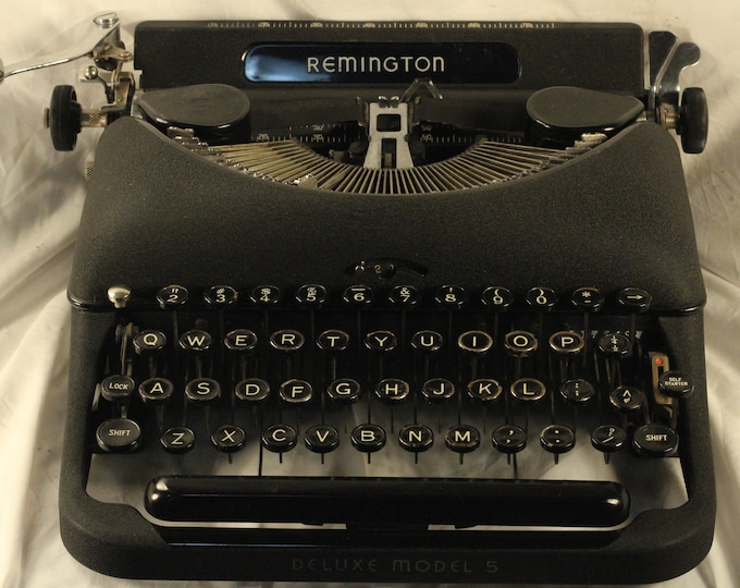 Remington Streamline Deluxe Model 5 Vintage 1942 Working Manual ...