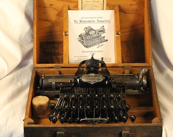 1896 年 Blickensderfer No. 5 タイプライター シリアル番号