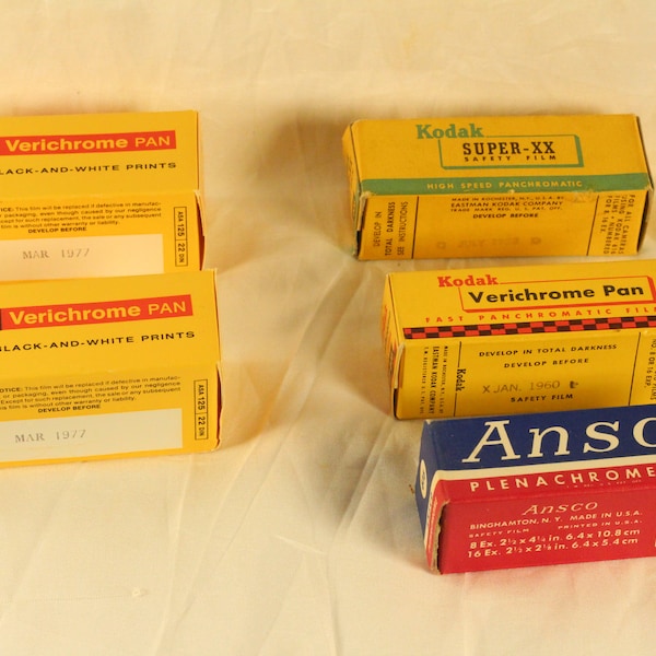 Vintage Film 116 and 616 Format Multiple Rolls Choose One Or More Or All Use Your Vintage Camera