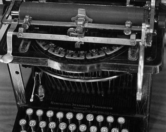 Fine Art Black&White Film Photograph Print Typewriter Remington  no 7