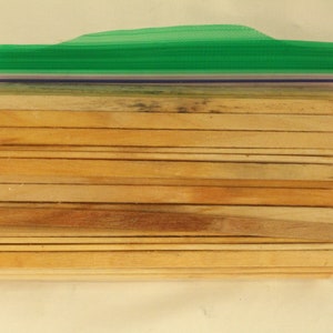 100 Garden Plant Identification Markers Label Wood Recycle Reuse Organic  Vegan Ethical
