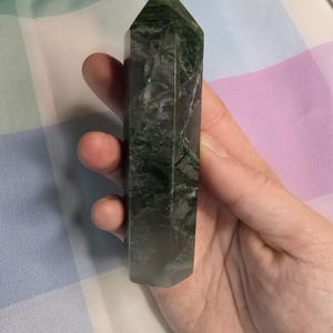 African Jade Tower Crystal Point, Crystal Tower, Jade Point, Jade Tower, Metaphysical, Jade, Crystal Point, Wicca, Green Crystal, Rock,