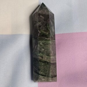 African Jade Tower Crystal Point, Crystal Tower, Jade Point, Jade Tower, Metaphysical, Jade, Crystal Point, Wicca, Green Crystal, Rock,
