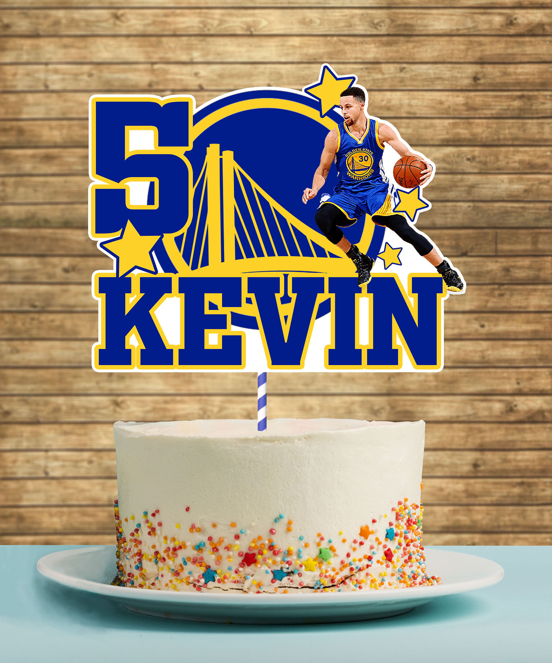 stephen curry jersey cake