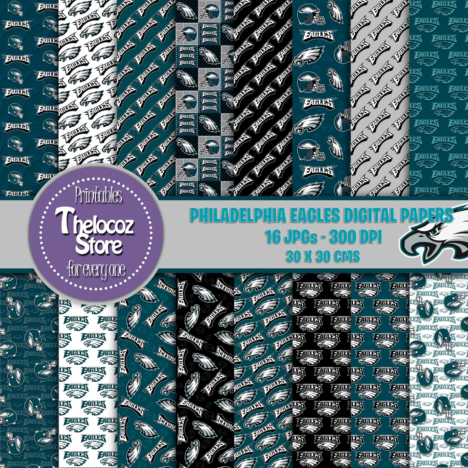 Philadelphia Digital Papers Philadelphia Digital Paper Etsy