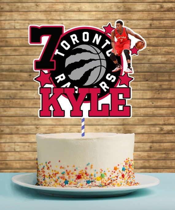 Toronto Raptors printable Cake Topper Kyle Lowry version Etsy