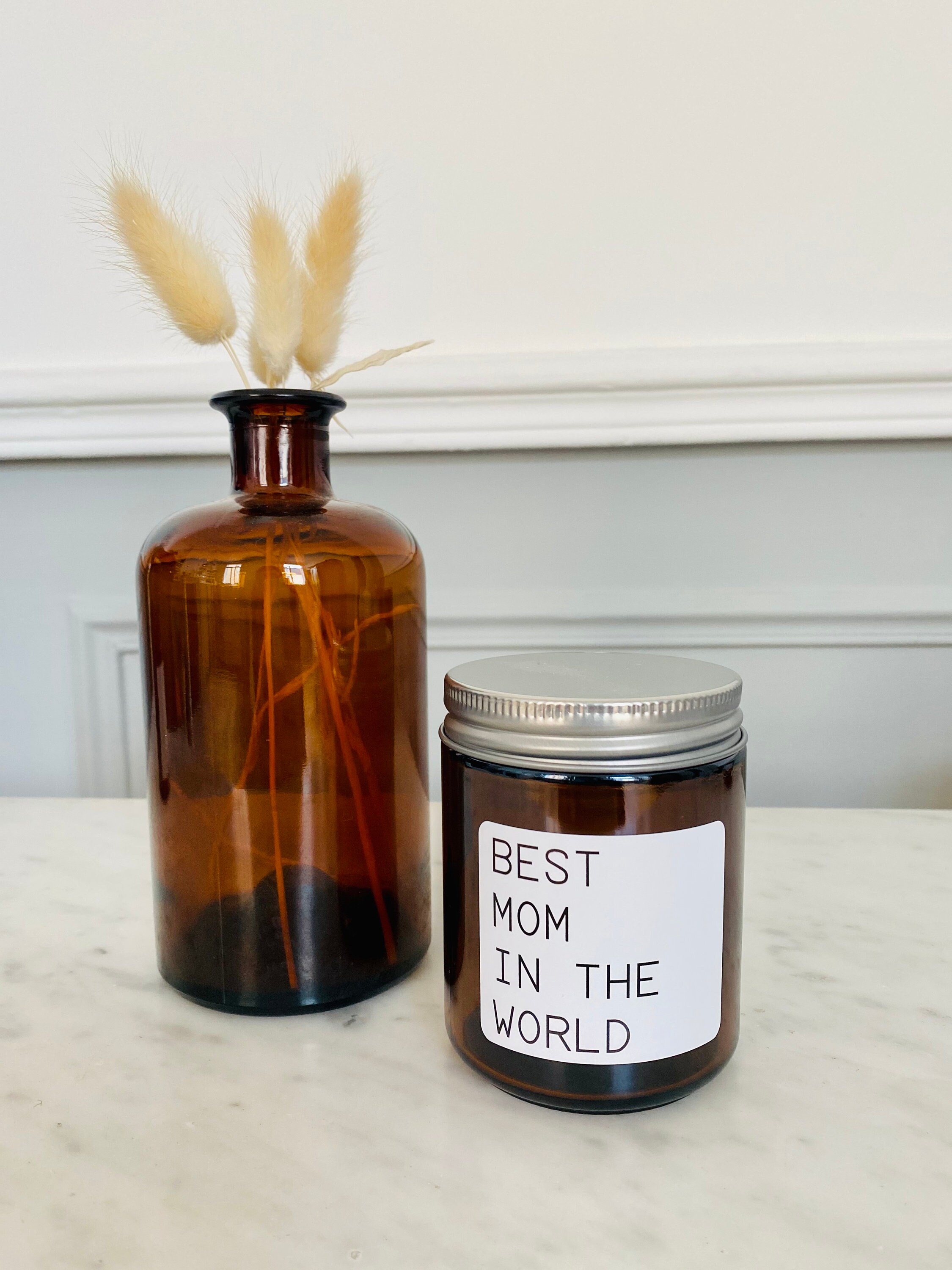 Bougie BEST MOM in the world Etsy