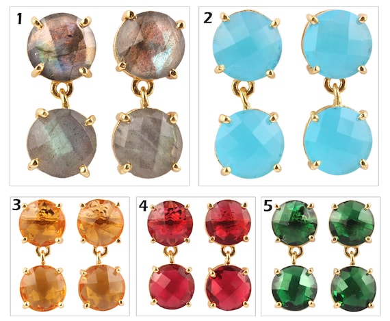 Orecchini Di Lusso Verde In Oro Giallo | Acquisti Online Su - Foto 7