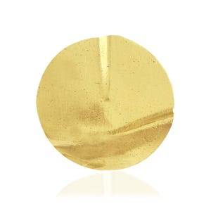 Brass Adjustable Ring, Round Shape Brass Gold Plated Big Statement Ring, Geometric Ring, Bohemian Ring, Boho Style Ring Wedding Gift For Her
