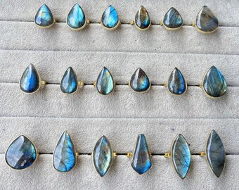 ブラスリングとラブラドライトのイヤリング by Joli Jewelry il_340x270.7546526324_mlcz.jpg