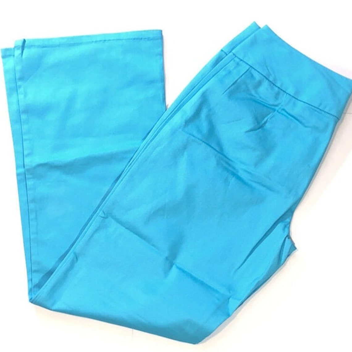 Women's Blue Metro Style Square Pants Blue Denim Pants | Etsy