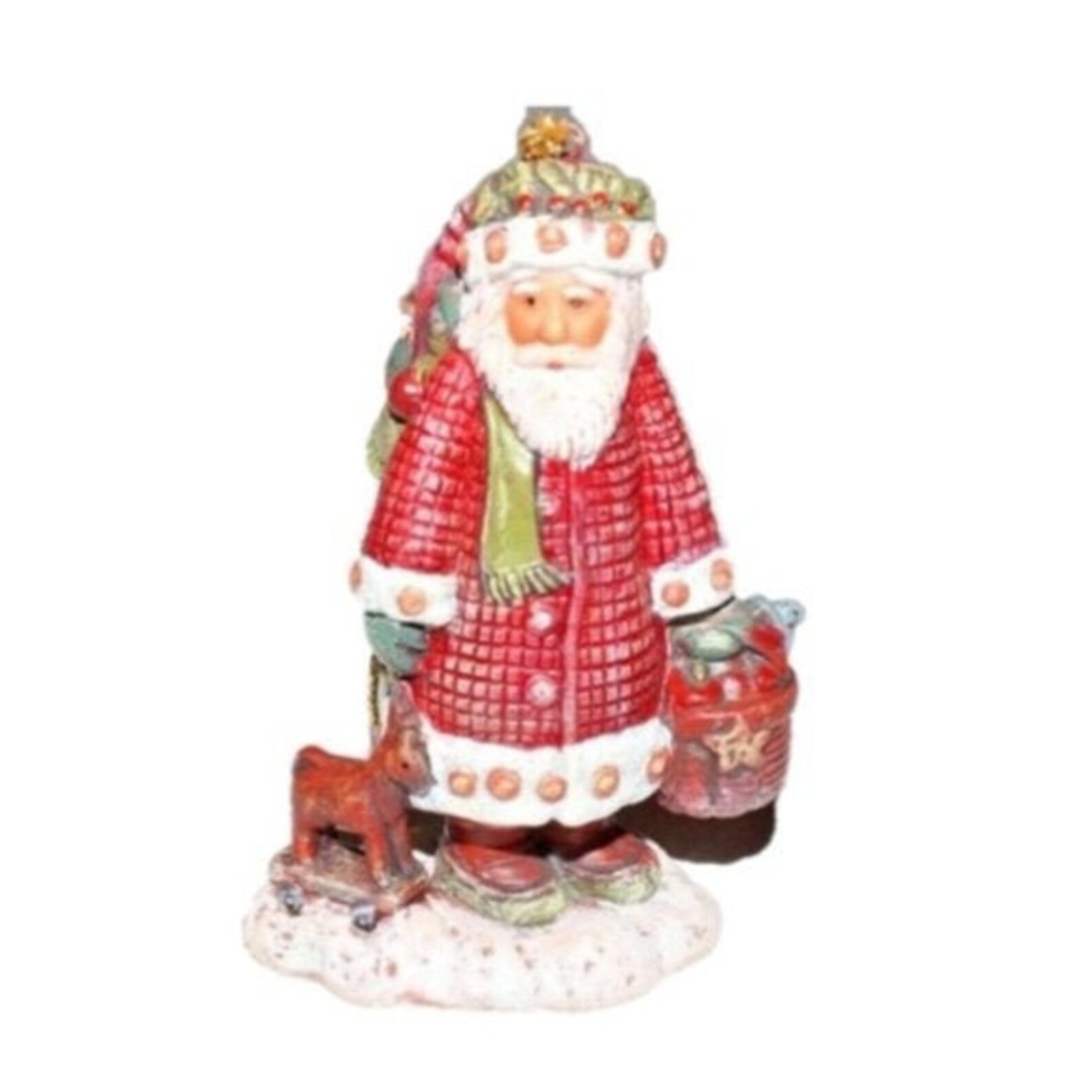 LB Resin Figurine Santa Claus Hanging Christmas Tree Home | Etsy