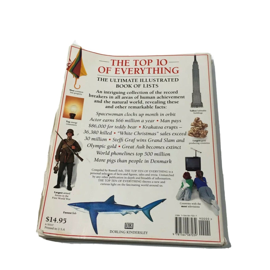 1994 The Top 10 Of Everything by Russell Ash Book Etsy