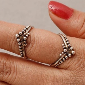 Arthritis Ring,Splint Knuckle Ring, Simple Midi Ring, Sterling Silver Ring for Women, Thumb Ring, Statement Ring,Mothers Ring Gift,Ring Dish