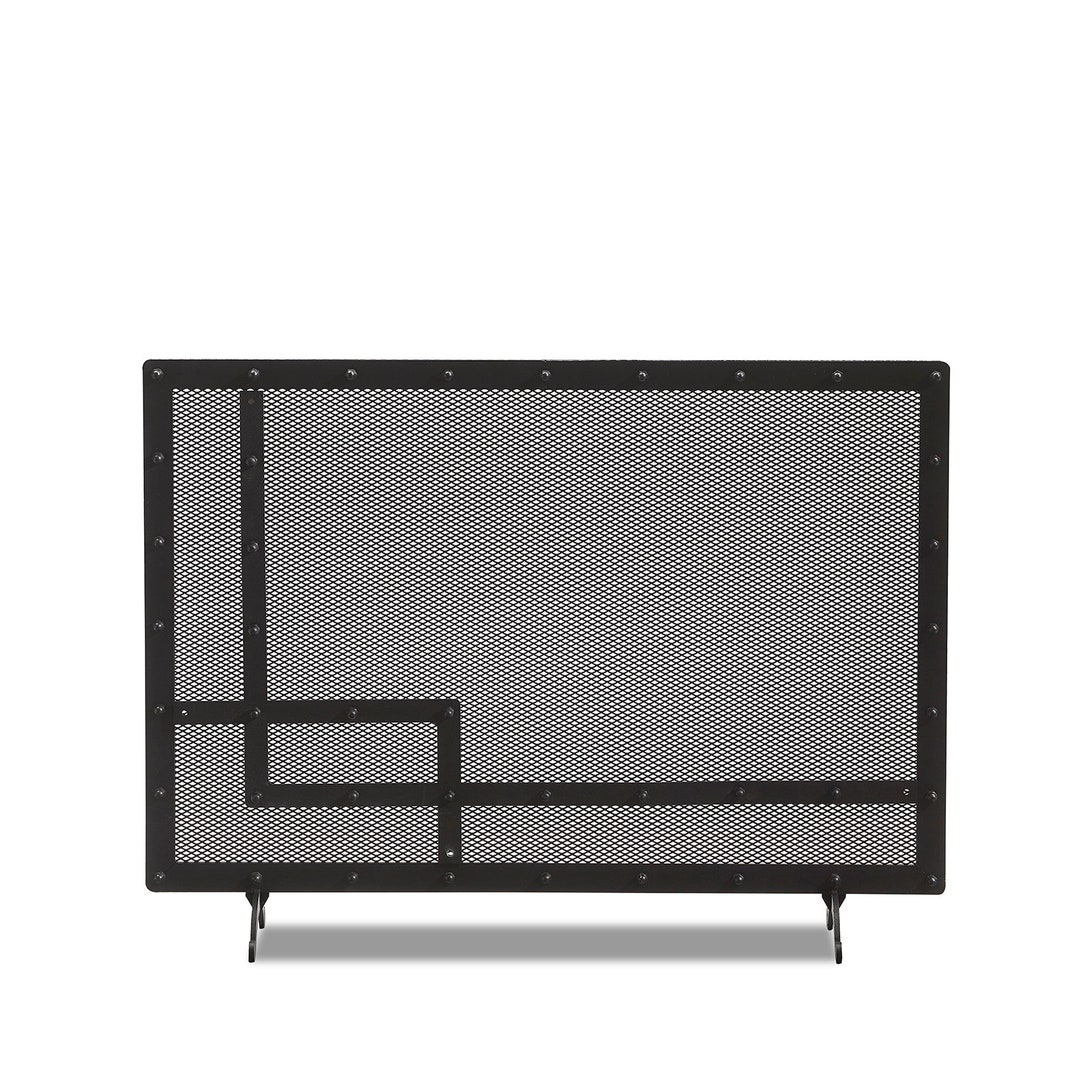 Fireplace Screens Geometric TH02105 Fireplace Decor, Metal Decor
