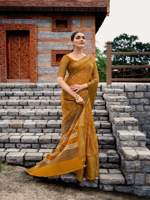 Saree for shop office