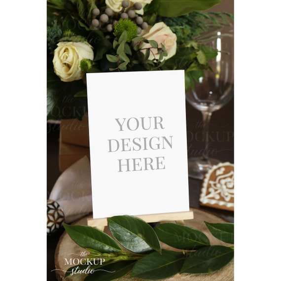 Download Wedding Table Number Mockup 5 X 7 Table Etsy