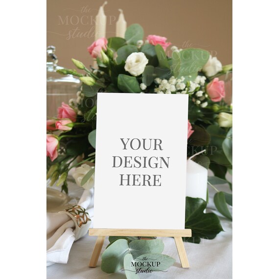 Download Table Card Mockup Table Number Sign Stationery Styled Stock Psd Smart Object