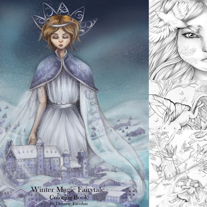 God Jul Hanna Karlzon Coloring Book - Etsy