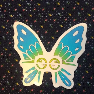 Gunvolt Lumen Wings Sticker